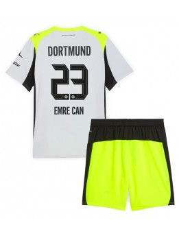 Borussia Dortmund Emre Can #23 Replika Borta Kläder Barn 2025-26 Kortärmad (+ byxor)